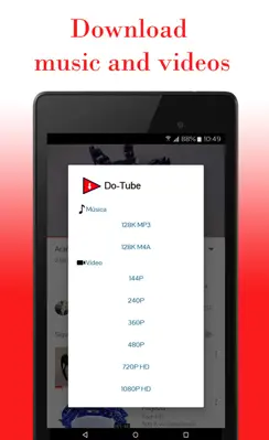 DoTube - vídeo/audio youtube android App screenshot 7